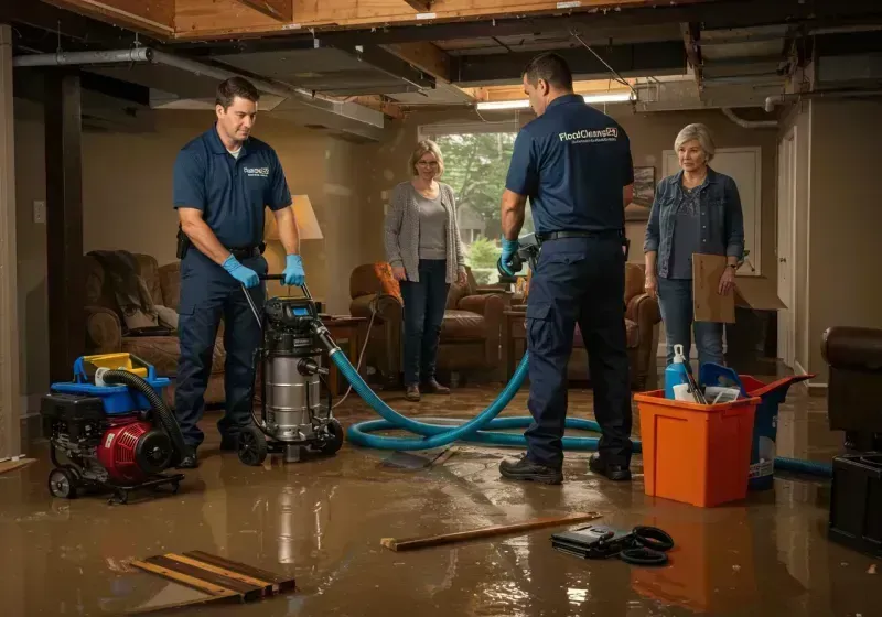 Basement Water Extraction and Removal Techniques process in Iowa Colony, TX